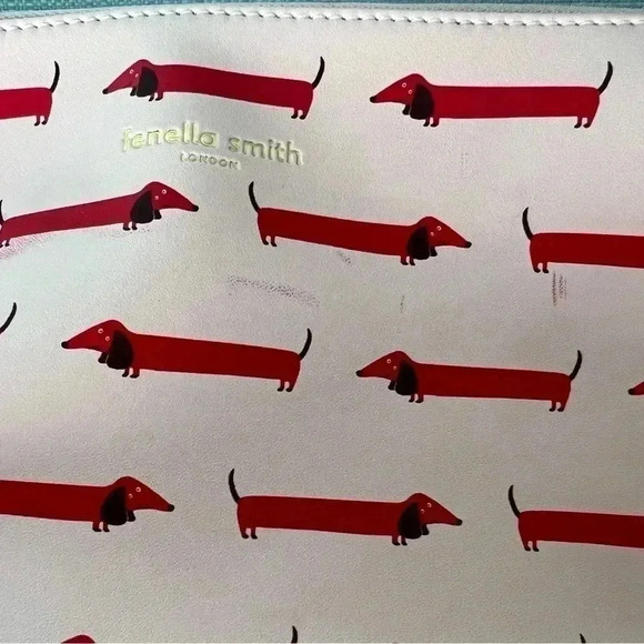 Fenella Smith London Dachshund Cosmetic Bag - Picture 4 of 11
